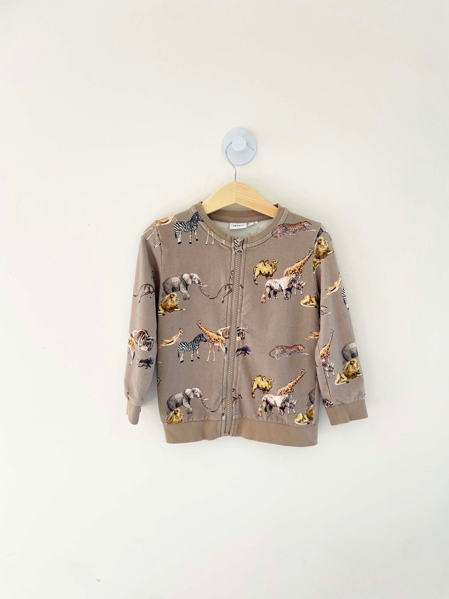 Assorted Brands Animal Zip Up Sweatshirt / 2-3Y
