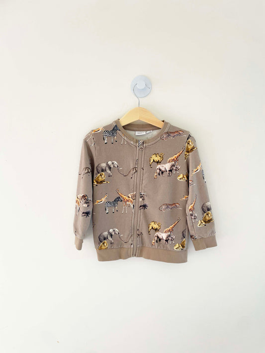 Assorted Brands Animal Zip Up Sweatshirt / 2-3Y