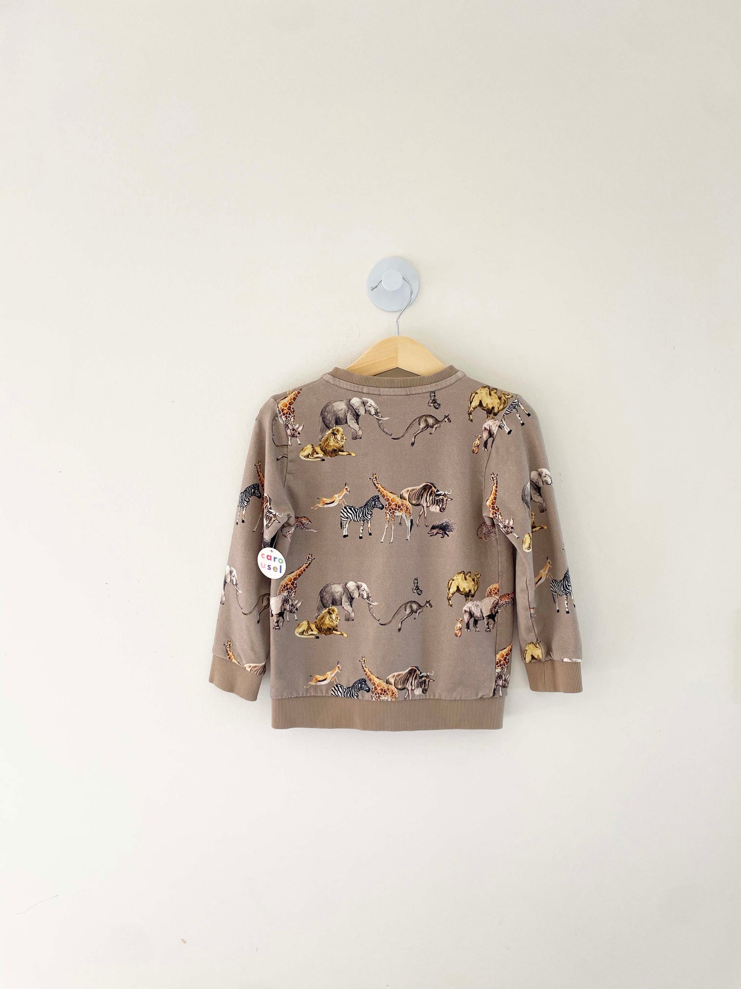 Assorted Brands Animal Zip Up Sweatshirt / 2-3Y