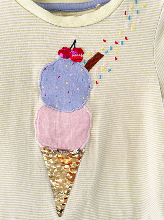 Joules Ice Cream T-Shirt / 4Y