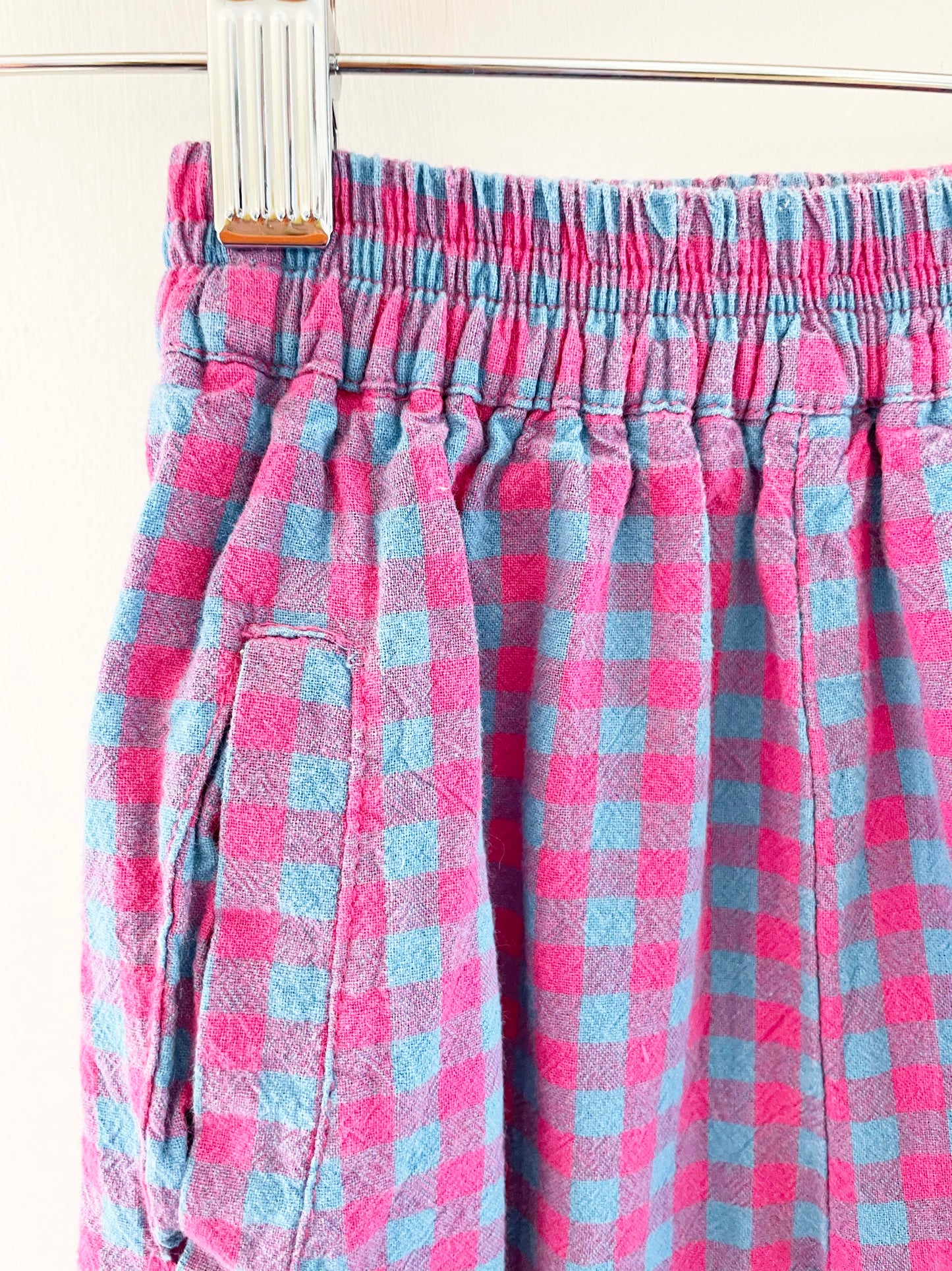 Assorted Brands Wide Leg Plaid Pants / 4-5Y