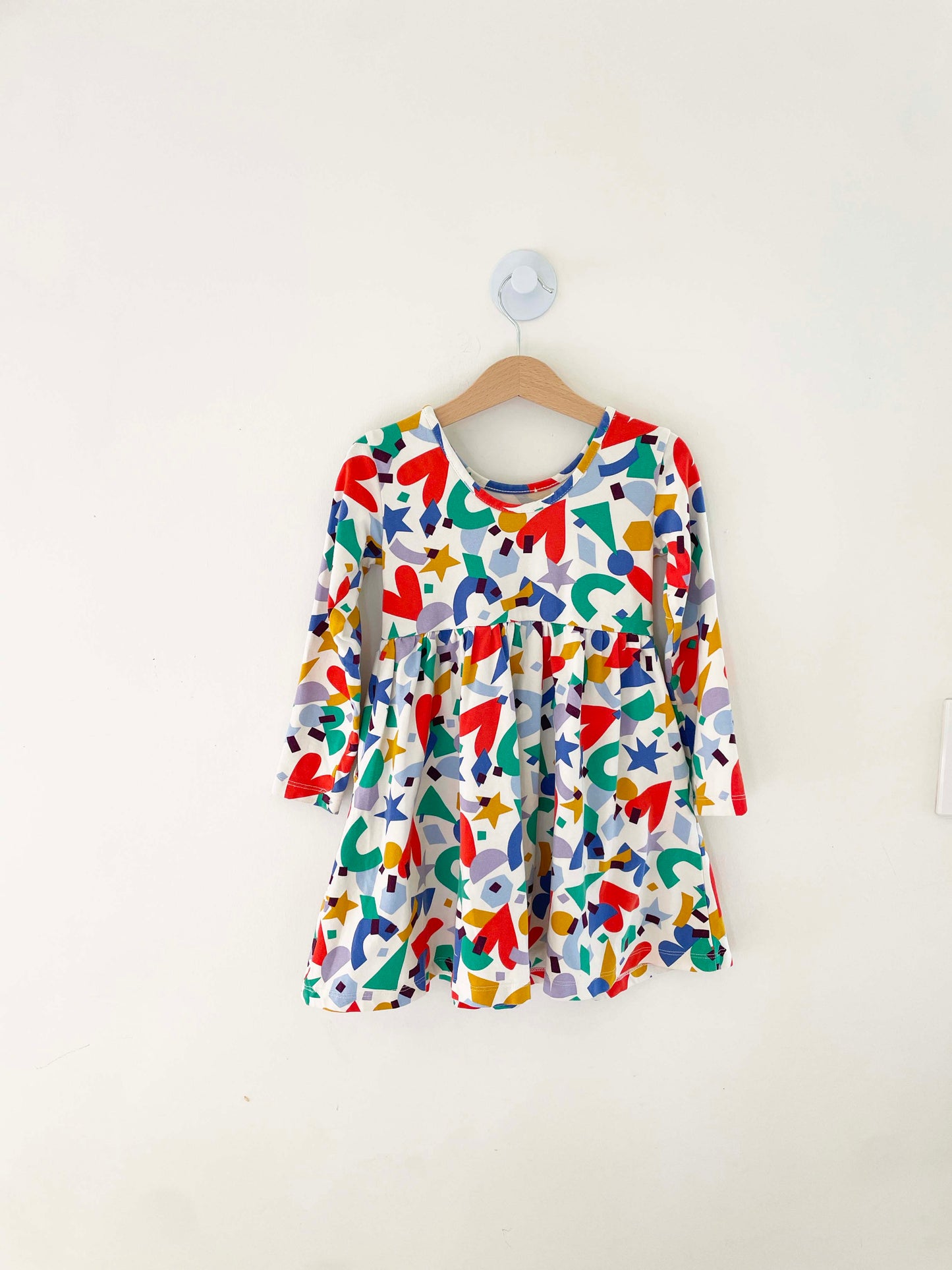Hanna Andersson Graphic Print Dress / 4Y
