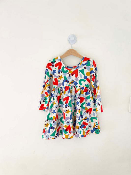 Hanna Andersson Graphic Print Dress / 4Y
