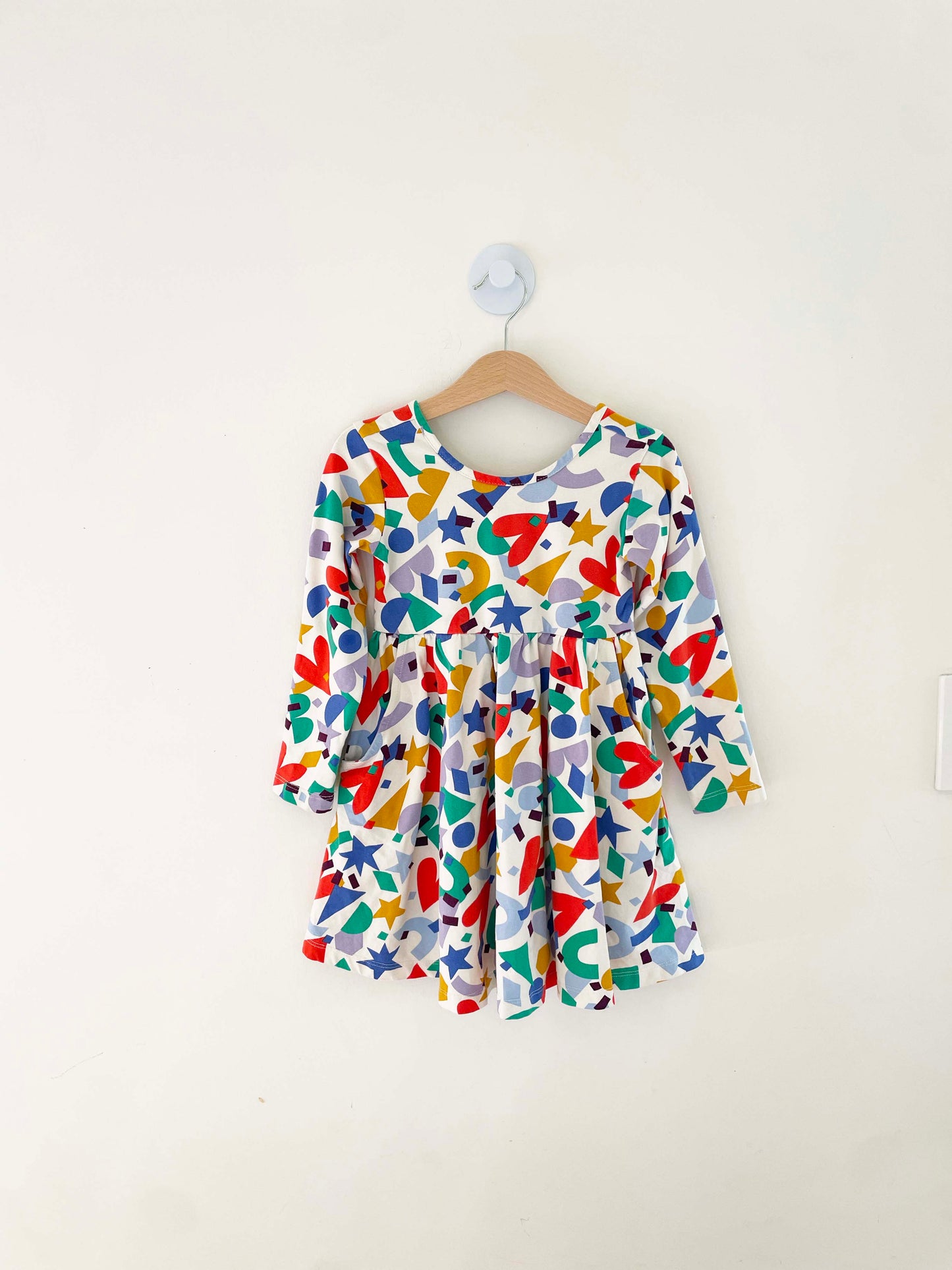 Hanna Andersson Graphic Print Dress / 4Y