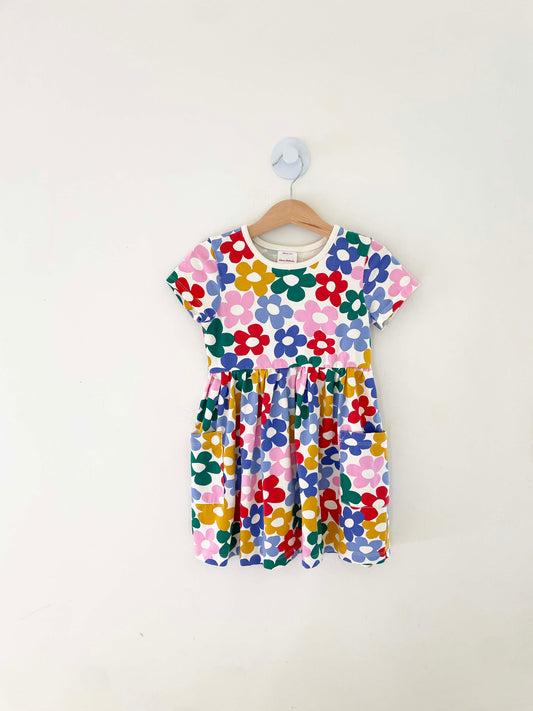 Hanna Andersson Floral Print Dress / 4Y
