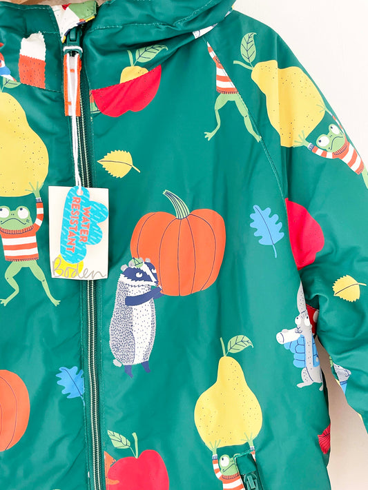 Mini Boden Animal Print Coat NWT / 8-9Y