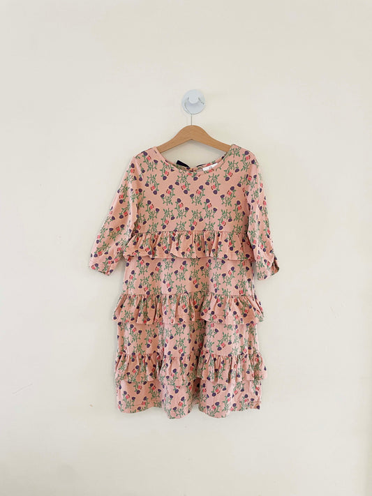 Hanna Andersson Ruffle Dress / 6-7Y