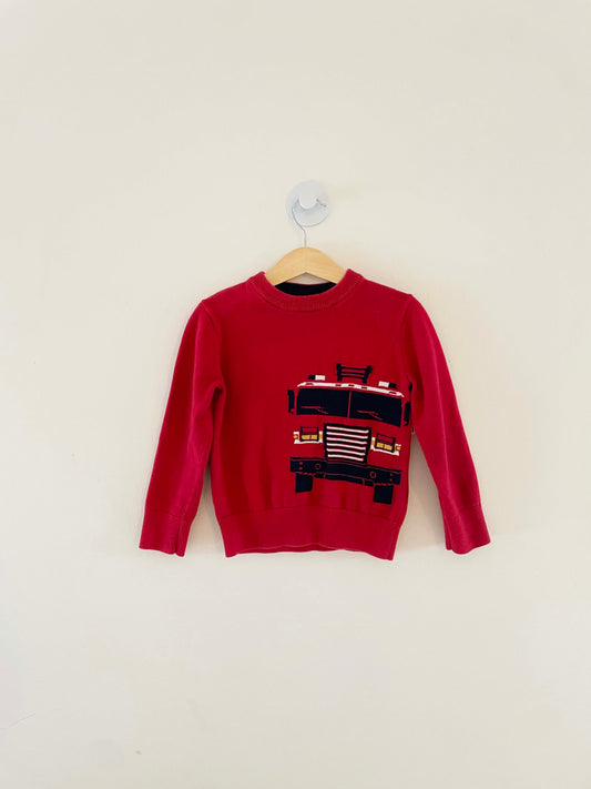 Baby Gap Fire Engine Sweater / 4Y