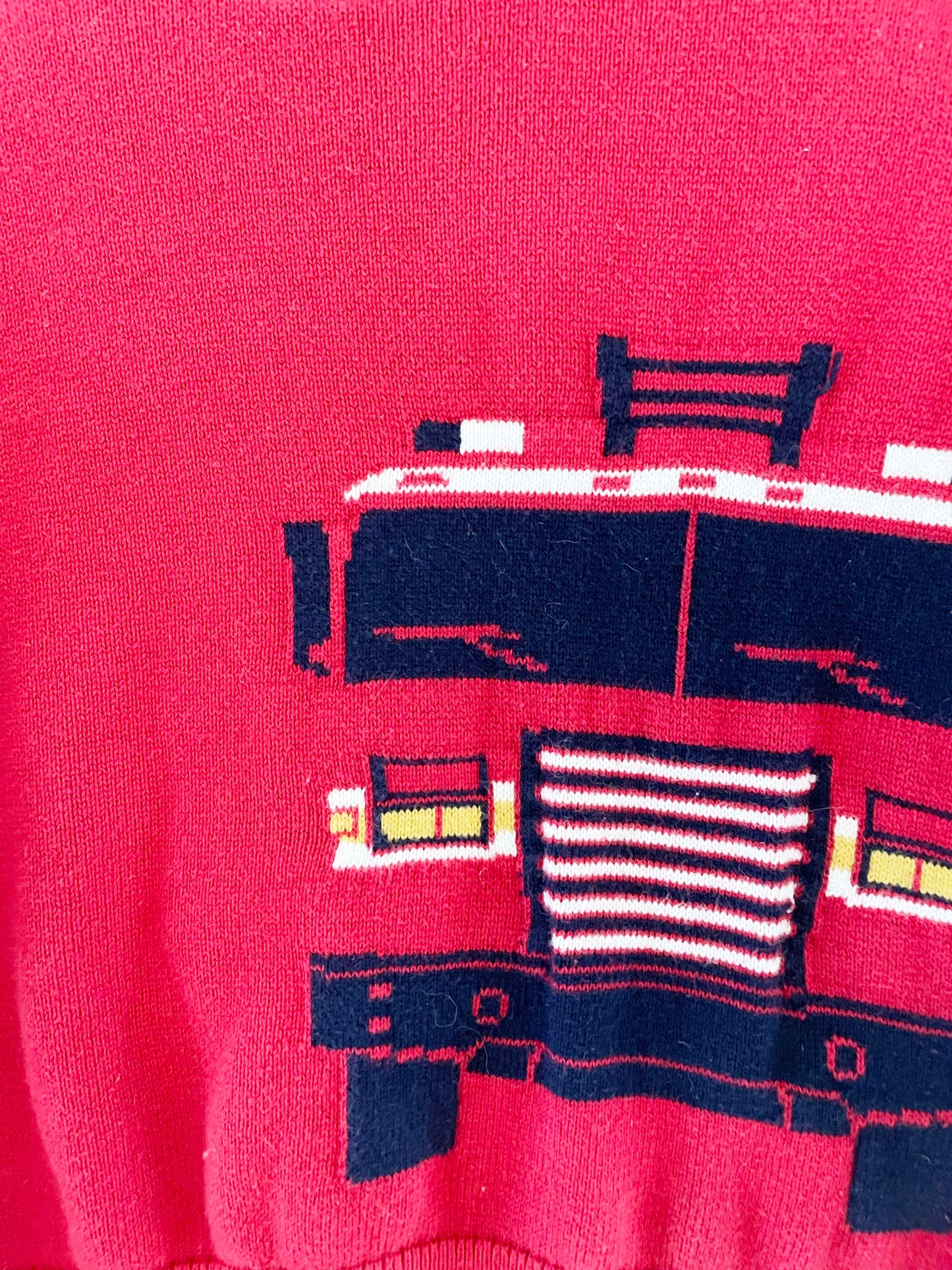 Baby Gap Fire Engine Sweater / 4Y
