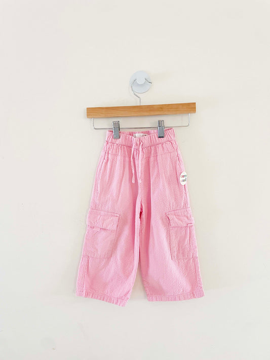 Zara Wide Leg Cargo Pants / 3Y