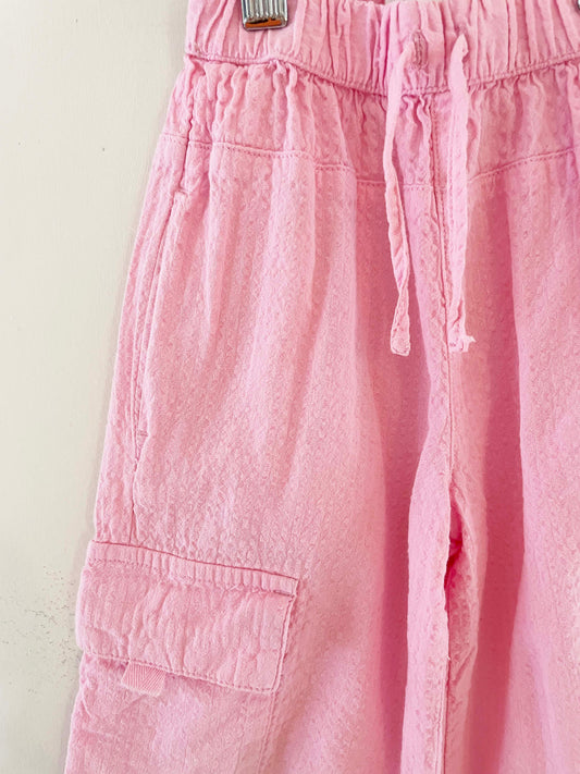 Zara Wide Leg Cargo Pants / 3Y