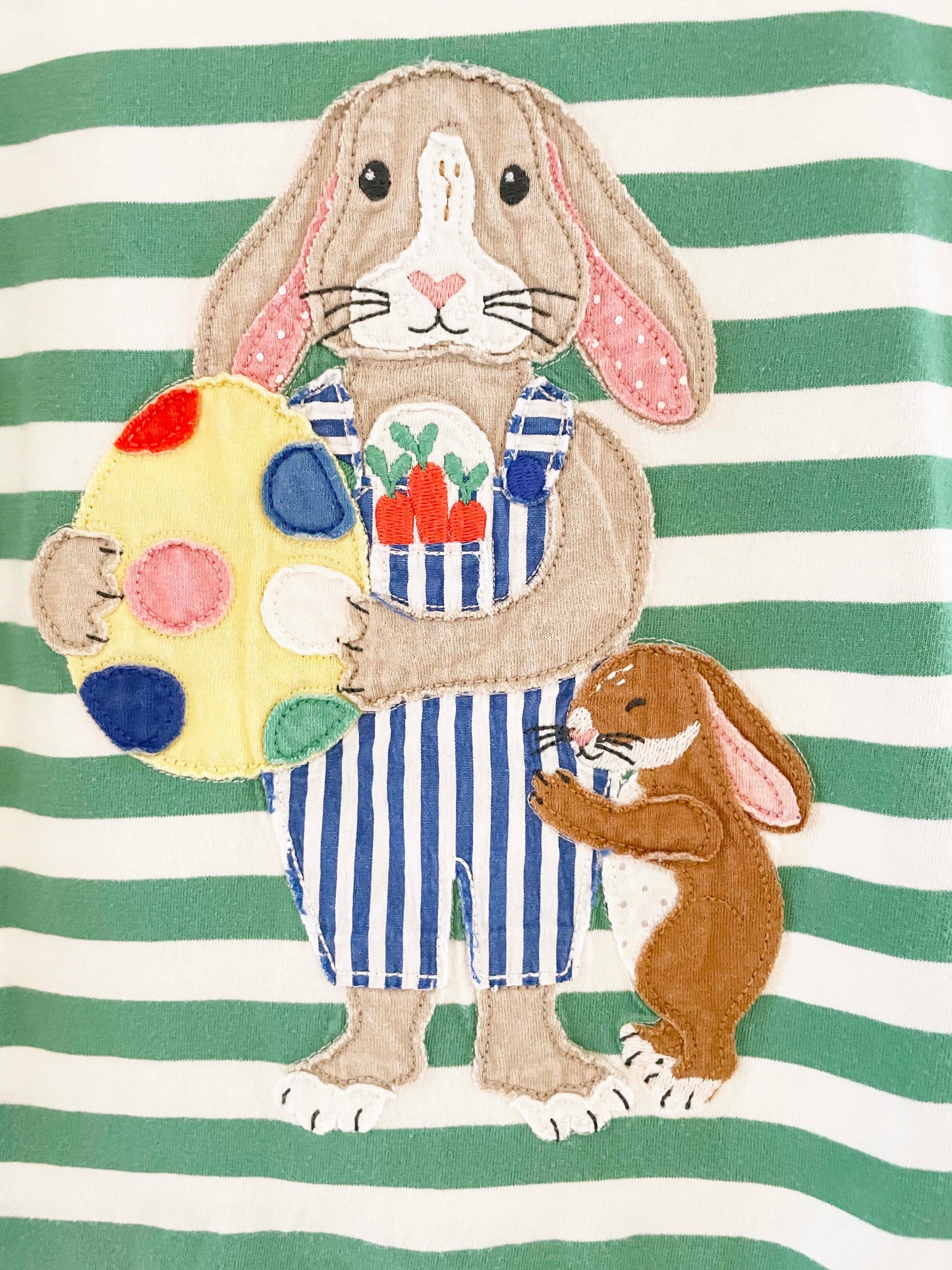 Mini Boden Bunnies Shirt / 6-7Y