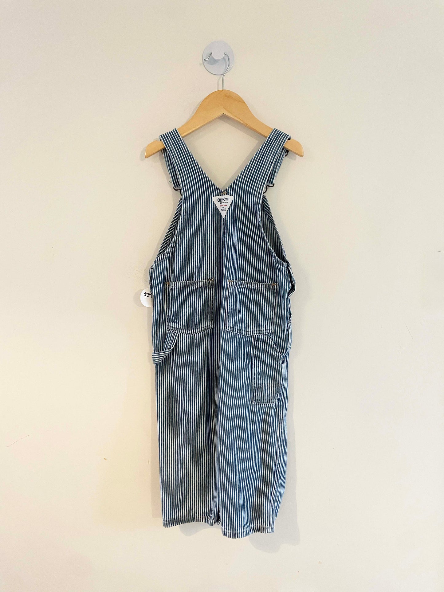 Oshkosh B’Gosh Striped Overall / 4Y