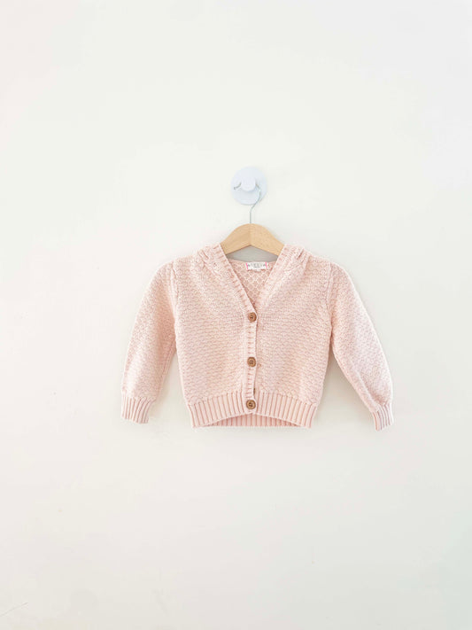 Egg New York Hooded Cardigan / 6-12M