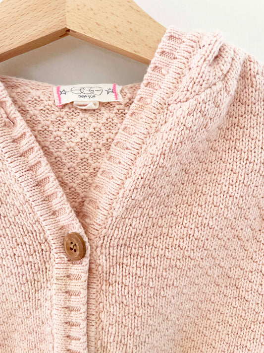 Egg New York Hooded Cardigan / 6-12M