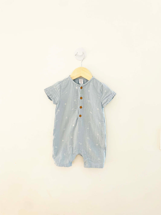 Nordstrom Beach Print Romper / 9M