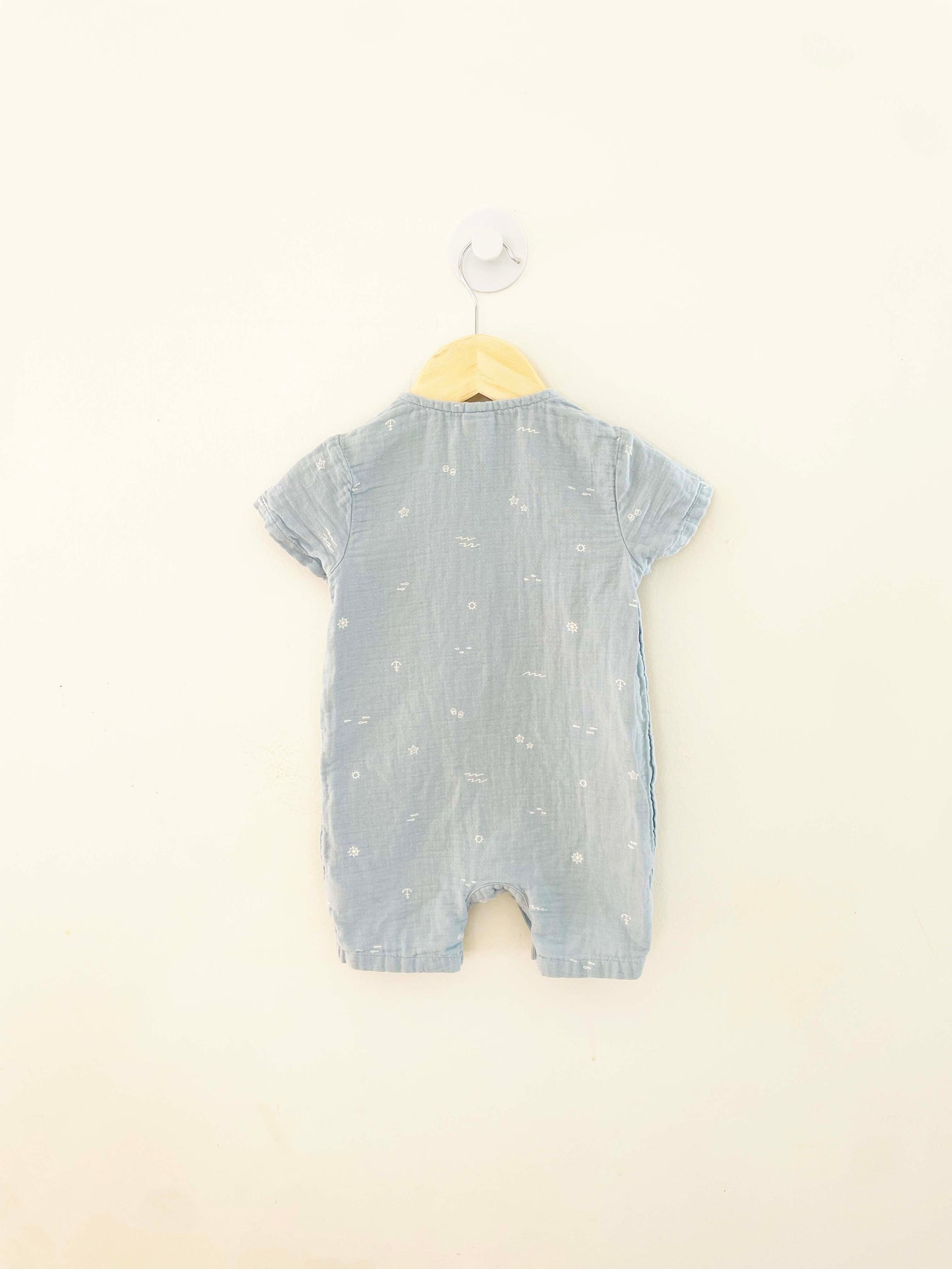 Nordstrom Beach Print Romper / 9M