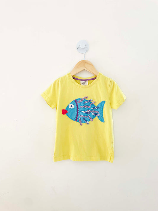 Mini Boden Fishy T-Shirt / 5-6Y