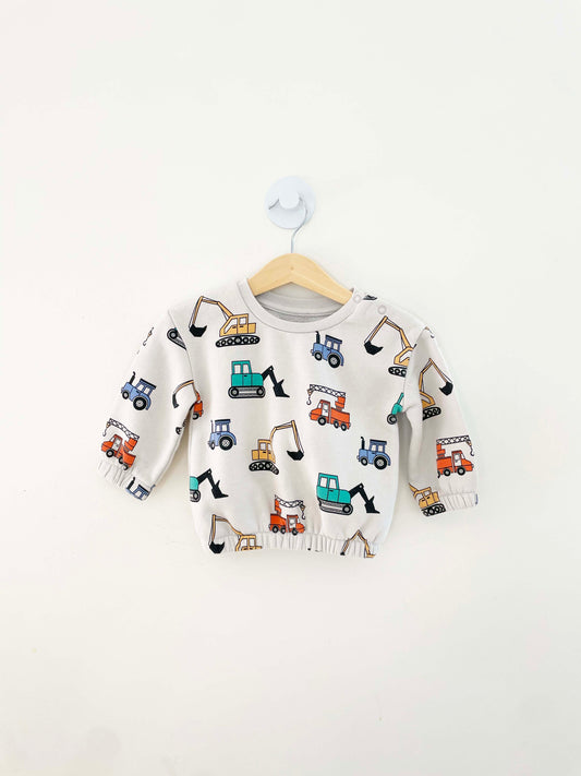 Primark Vehicles Sweatshirt / 6-9M
