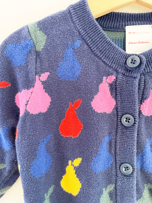 Hanna Andersson Pear Cardigan / 18-24M