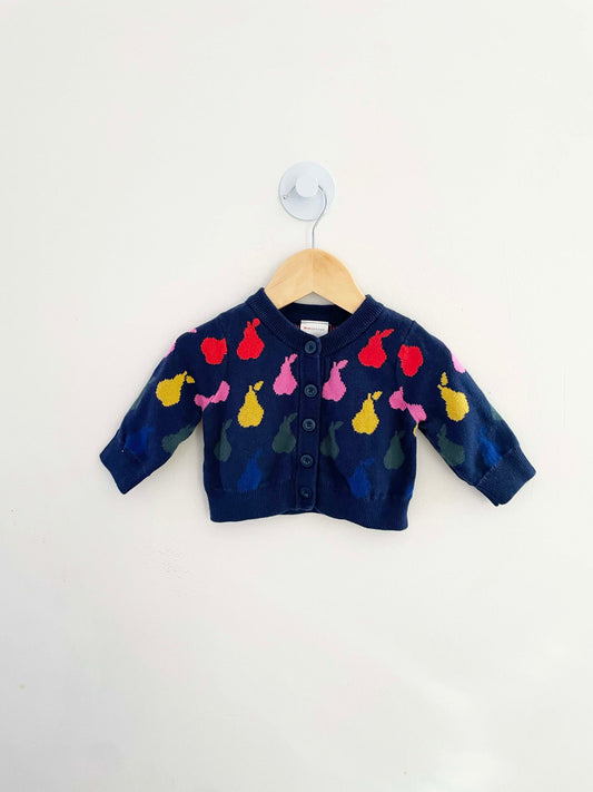Hanna Andersson Pear Cardigan / 0-3M