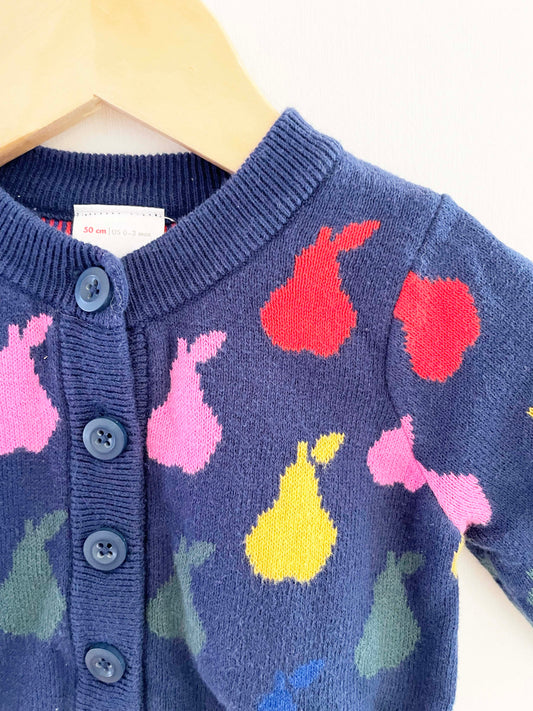 Hanna Andersson Pear Cardigan / 0-3M