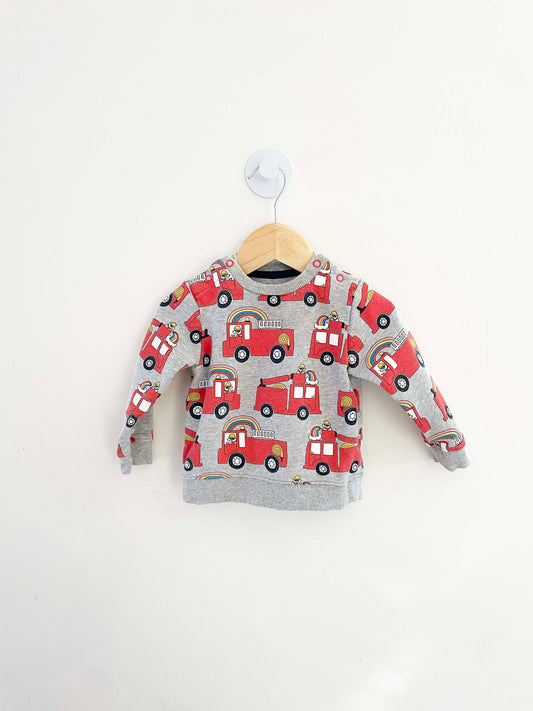 Baby Boden Fire Engine 2-Piece Set / 6-12M