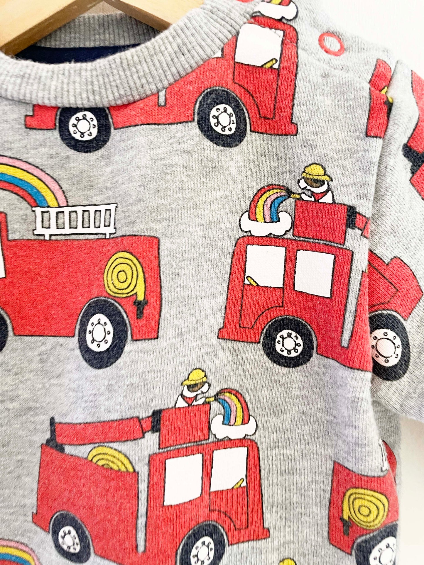 Baby Boden Fire Engine 2-Piece Set / 6-12M