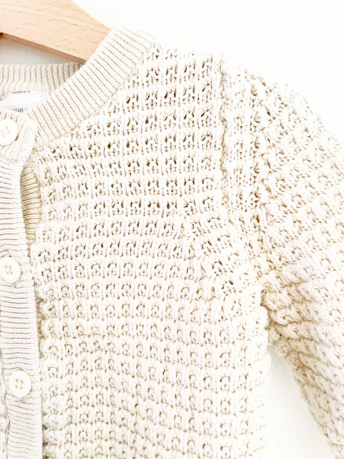 Hanna Andersson Knit Cardigan / 6-12M