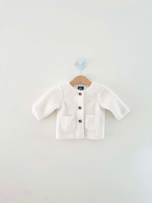 Baby B'Gosh Sherpa Sweater Coat / 0-3M