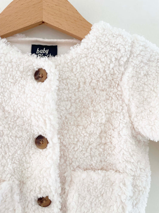 Baby B'Gosh Sherpa Sweater Coat / 0-3M