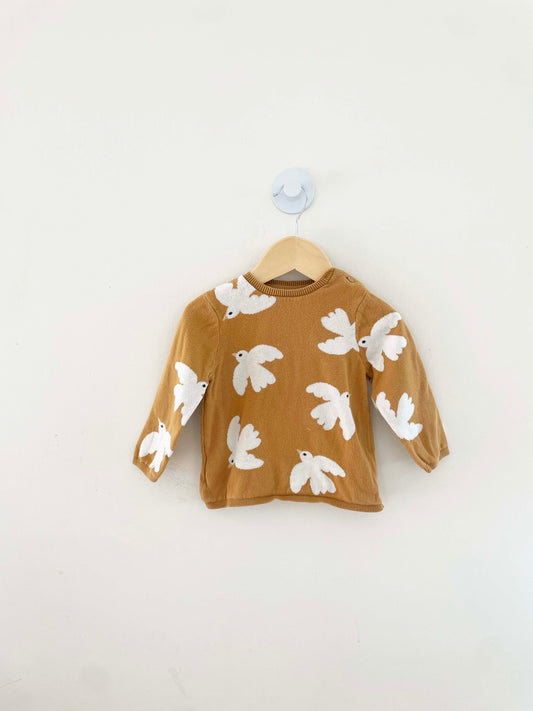 H&M Dove Sweater / 12M