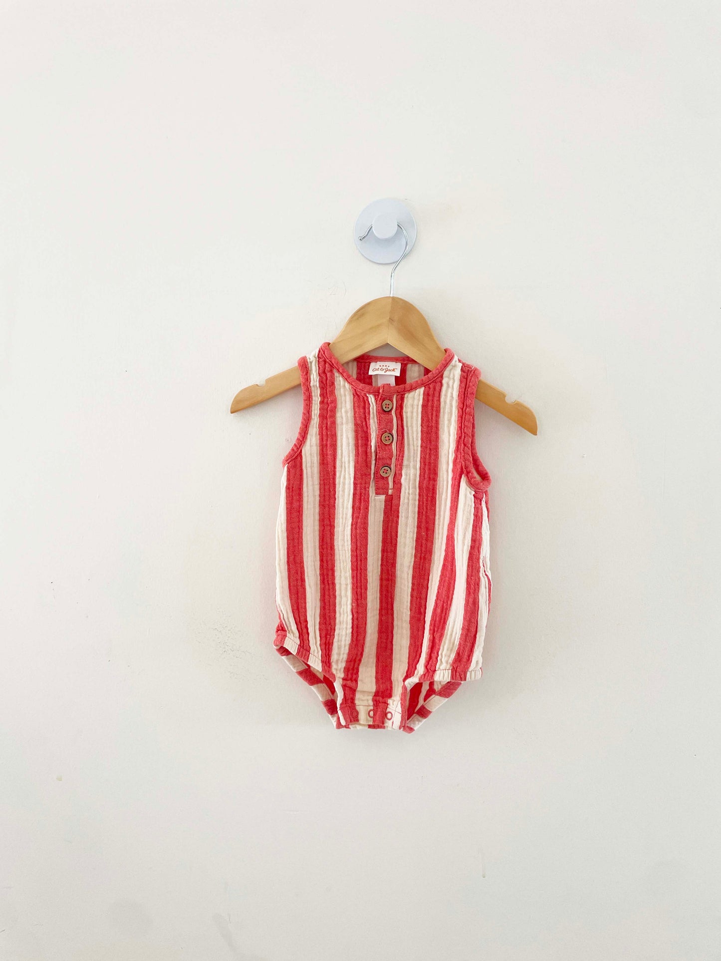 Cat & Jack Bubble Romper / 6-9M