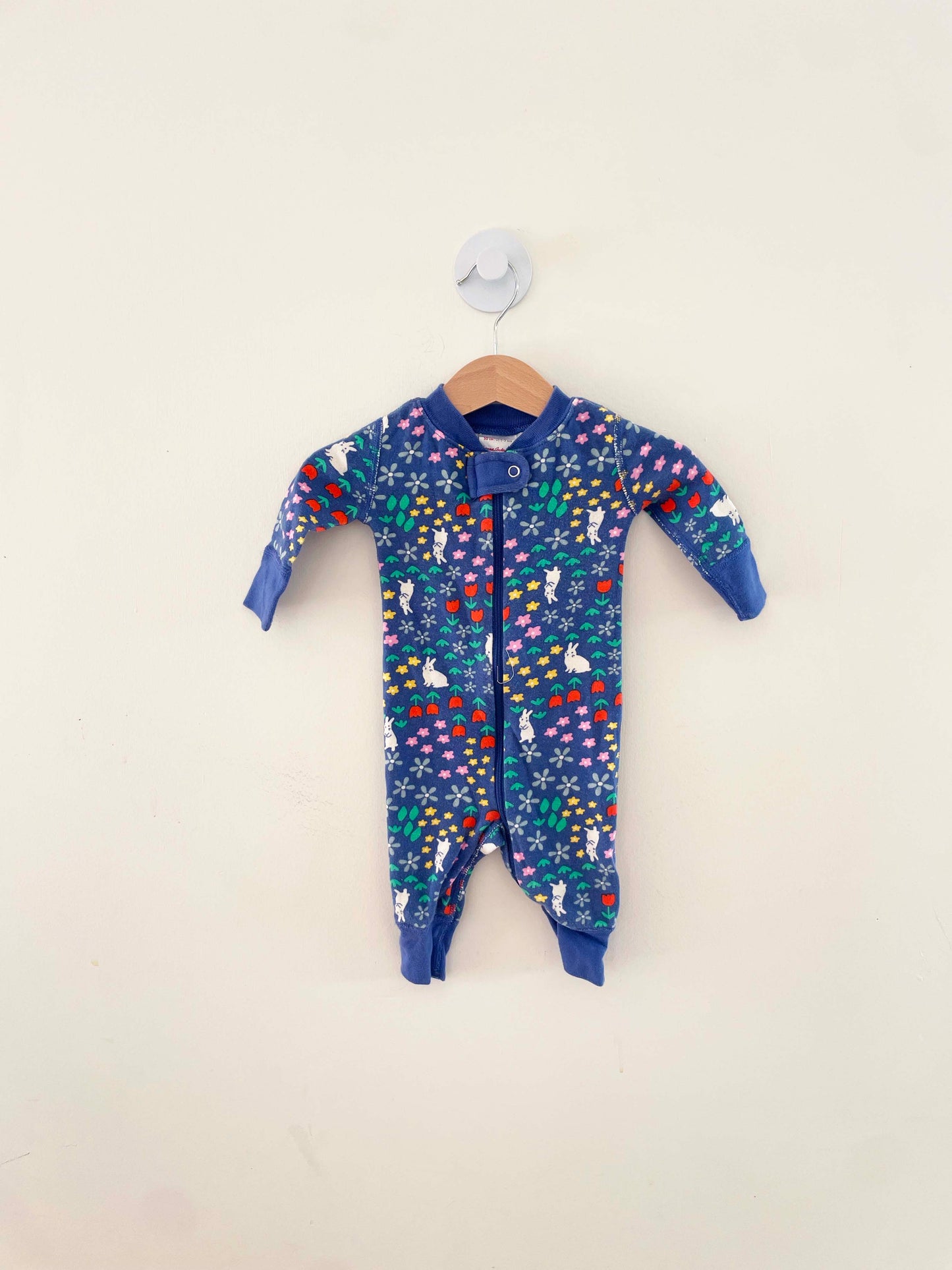 Hanna Andersson Zip Up Onesie / 0-3M