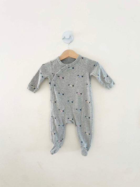 Baby Gap Footed Onesie / 3-6M