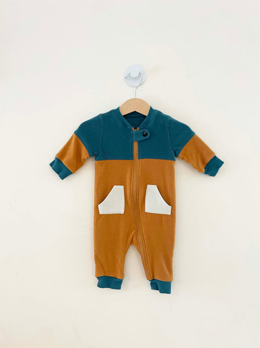 Young Days Zip-Up Onesie / 3-6M
