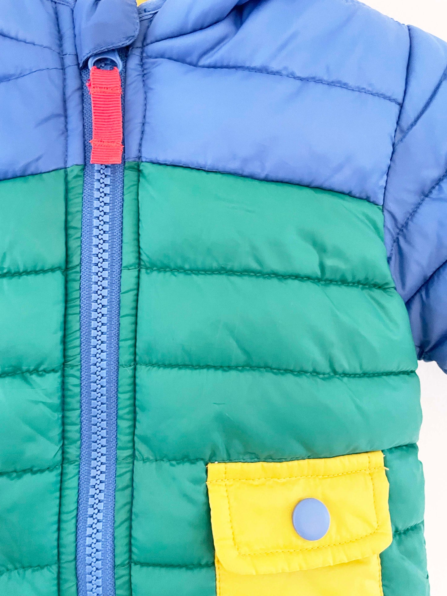 Baby Boden Hooded Puffer Coat / 3-6M
