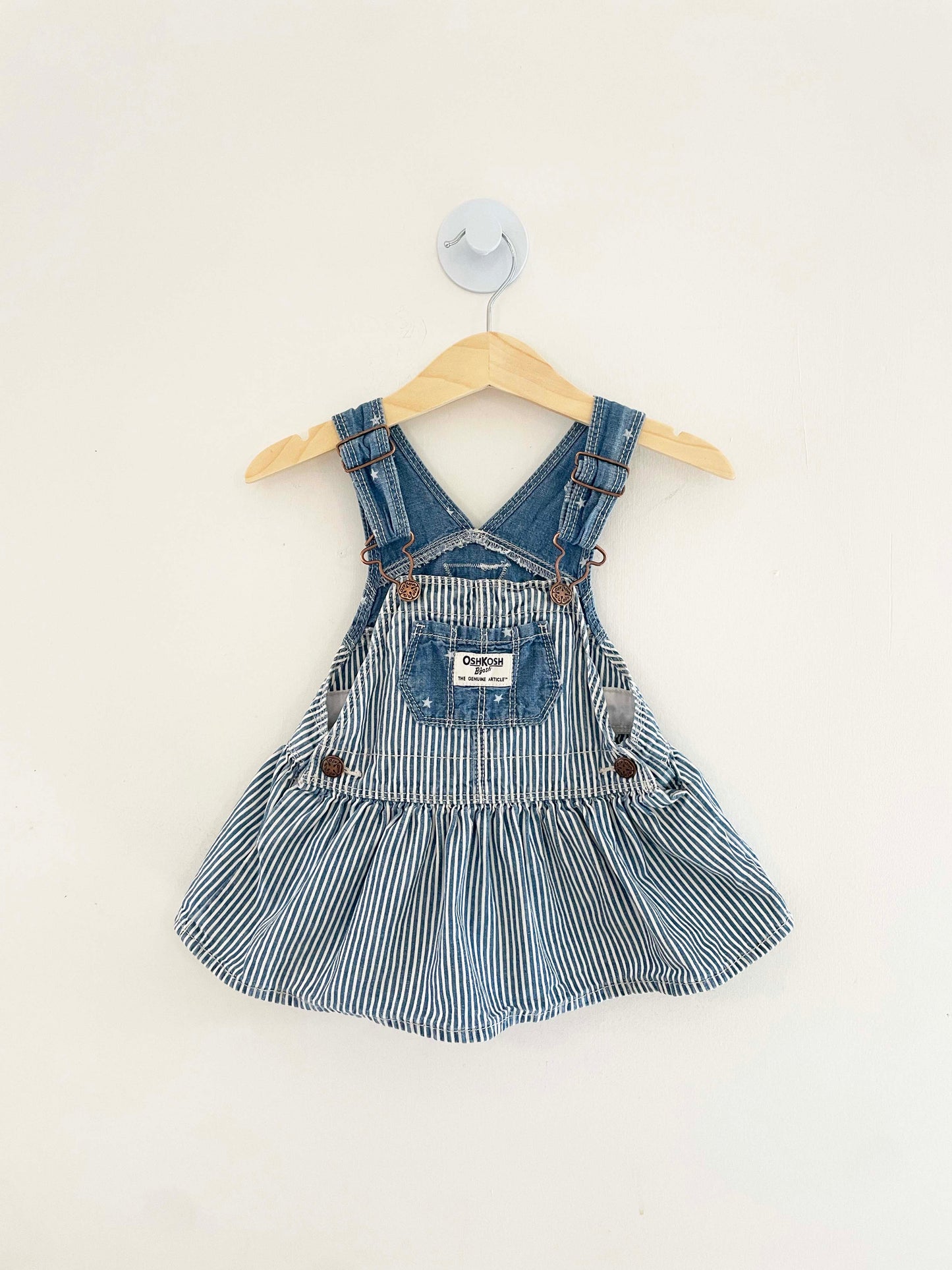OshKosh B'Gosh Denim Overall Dress / 6M