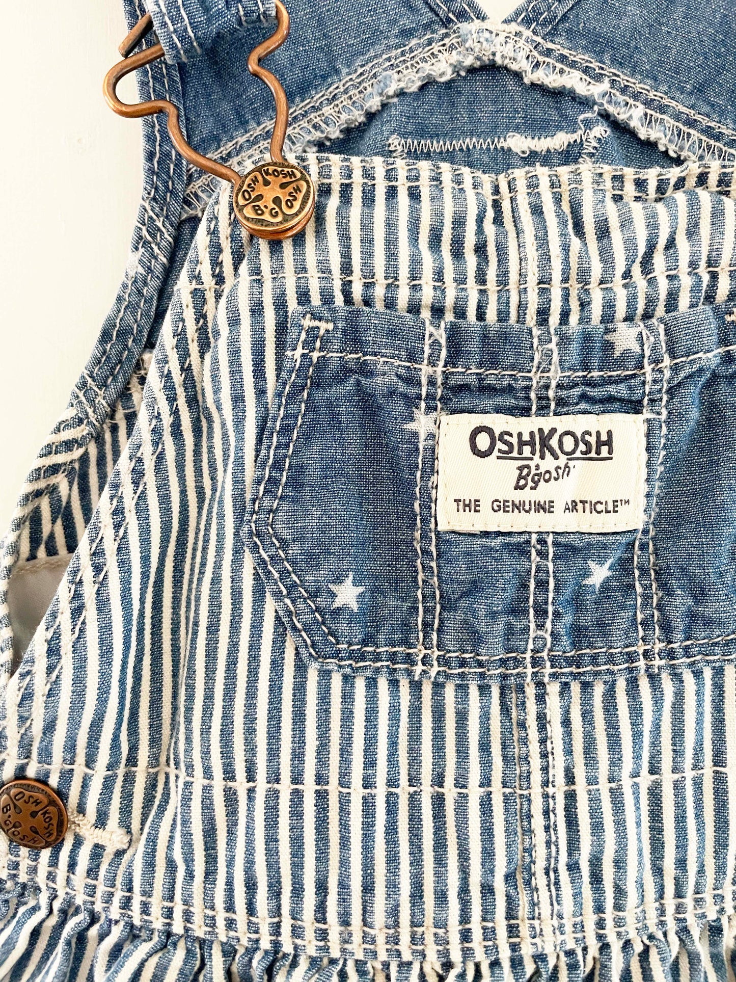 OshKosh B'Gosh Denim Overall Dress / 6M