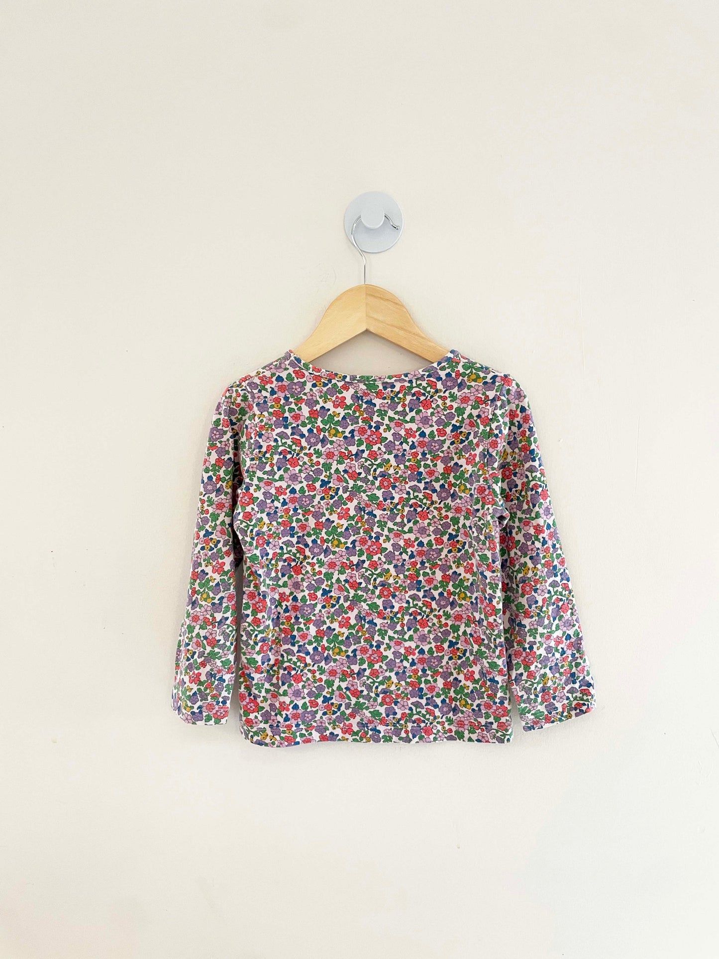 Mini Boden Floral Top / 4-5Y