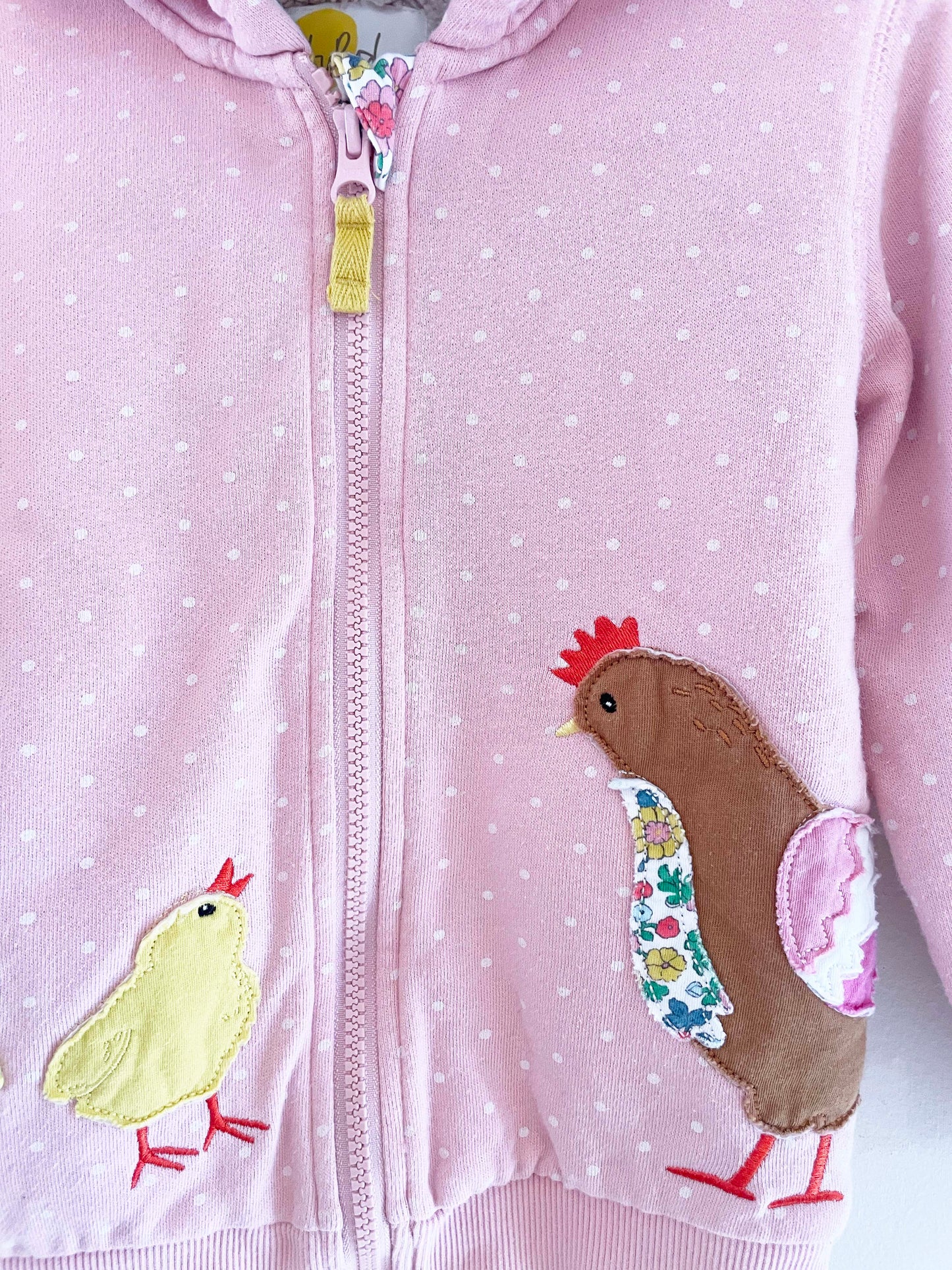 Mini Boden Hooded Zip Up / 3-4Y