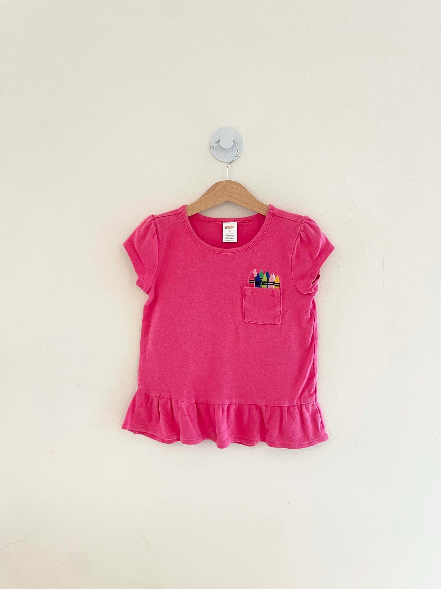 Gymboree Crayon Top / 6-7Y