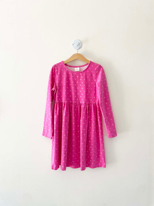 Hanna Andersson Pink Polka Dot Dress / 8Y