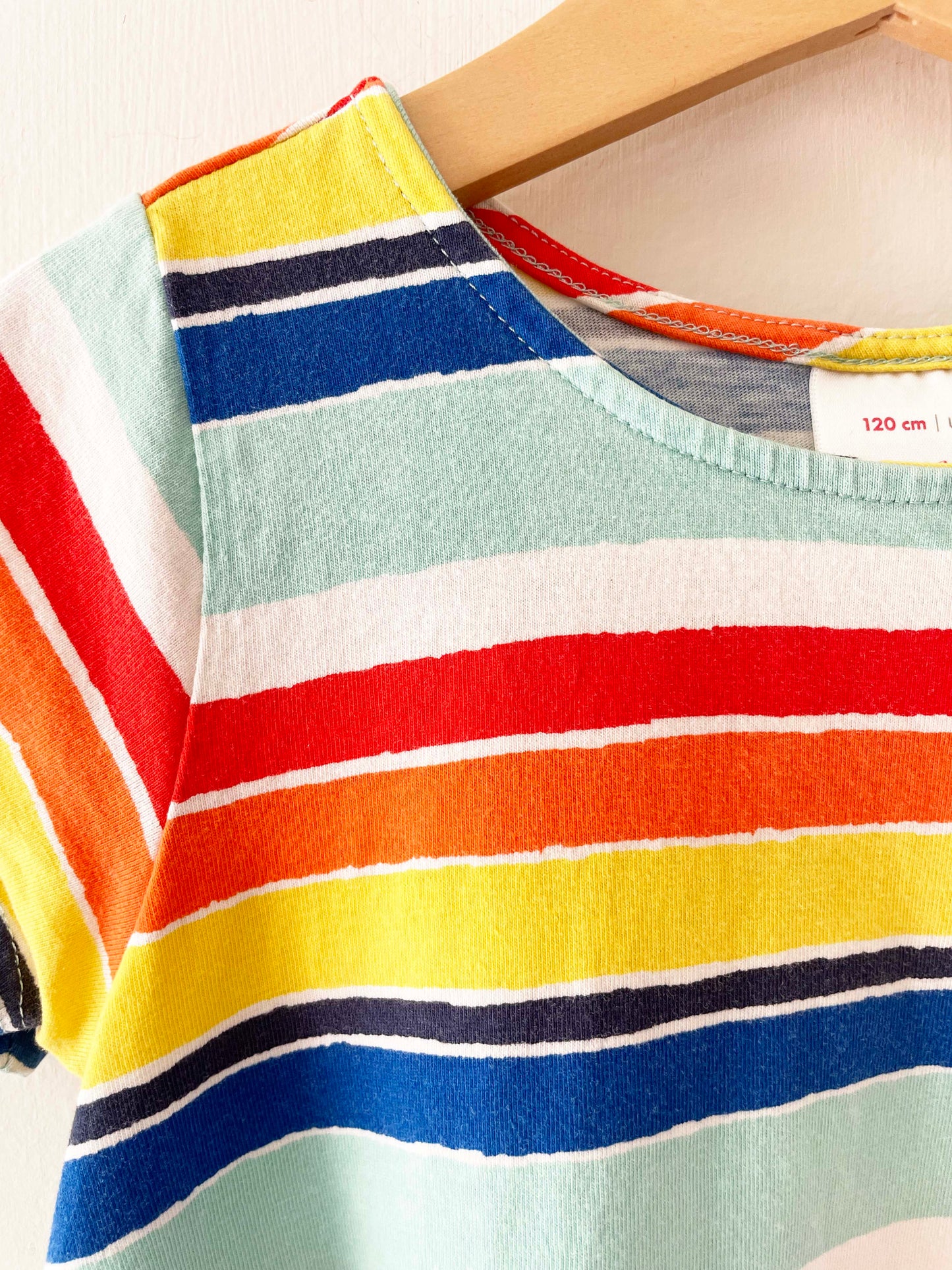 Hanna Andersson Multi Striped Dress / 6-7Y