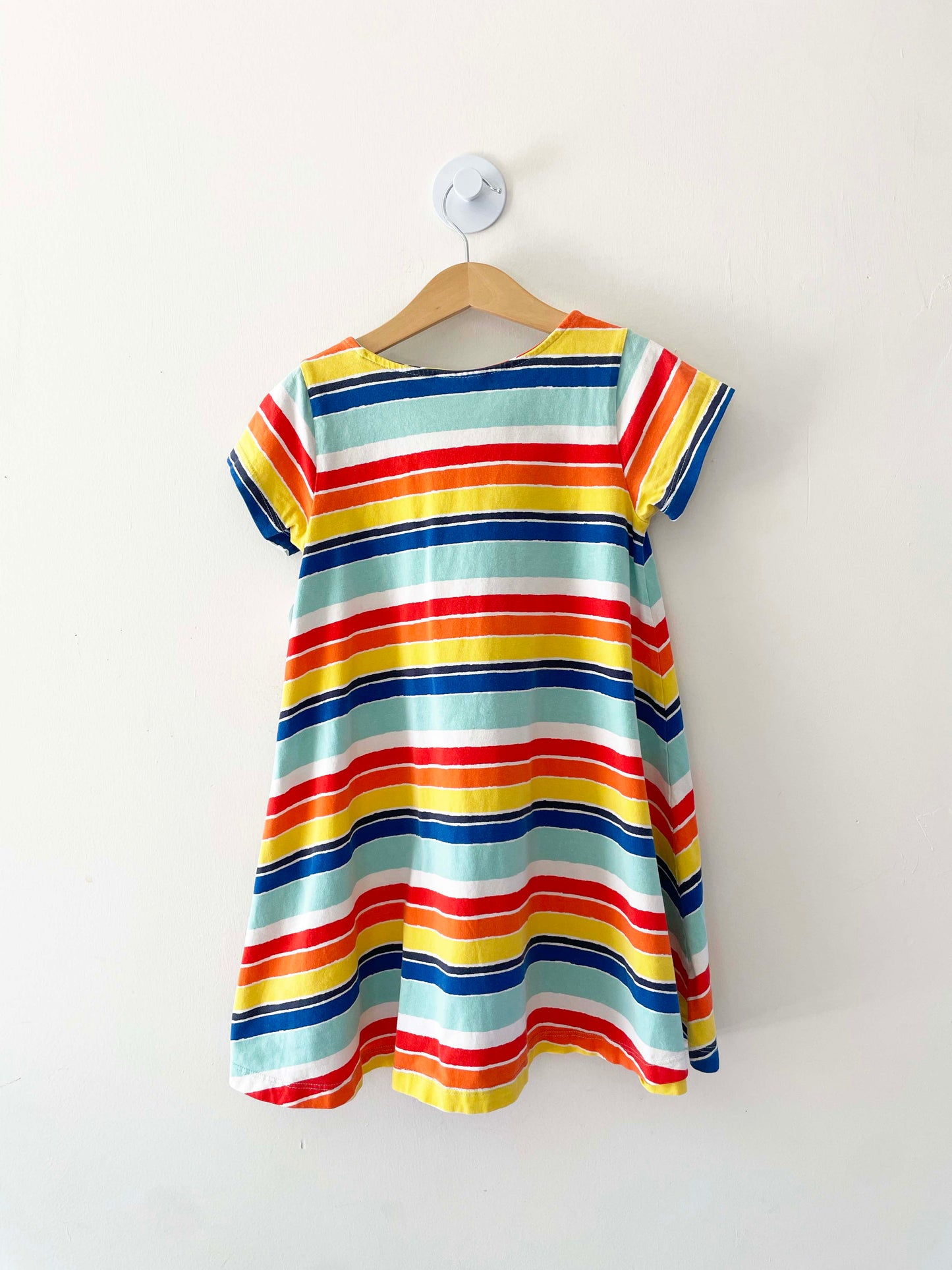 Hanna Andersson Multi Striped Dress / 6-7Y