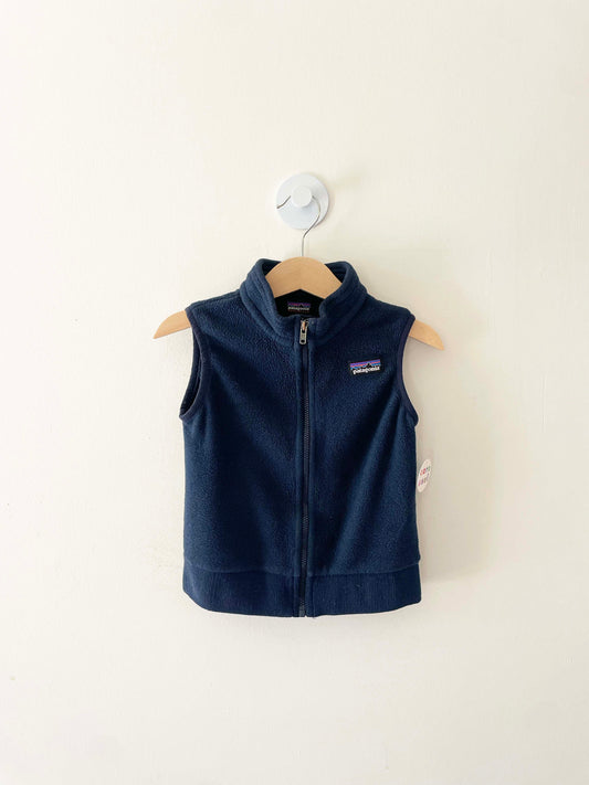 Patagonia Navy Fleece Vest / 2Y