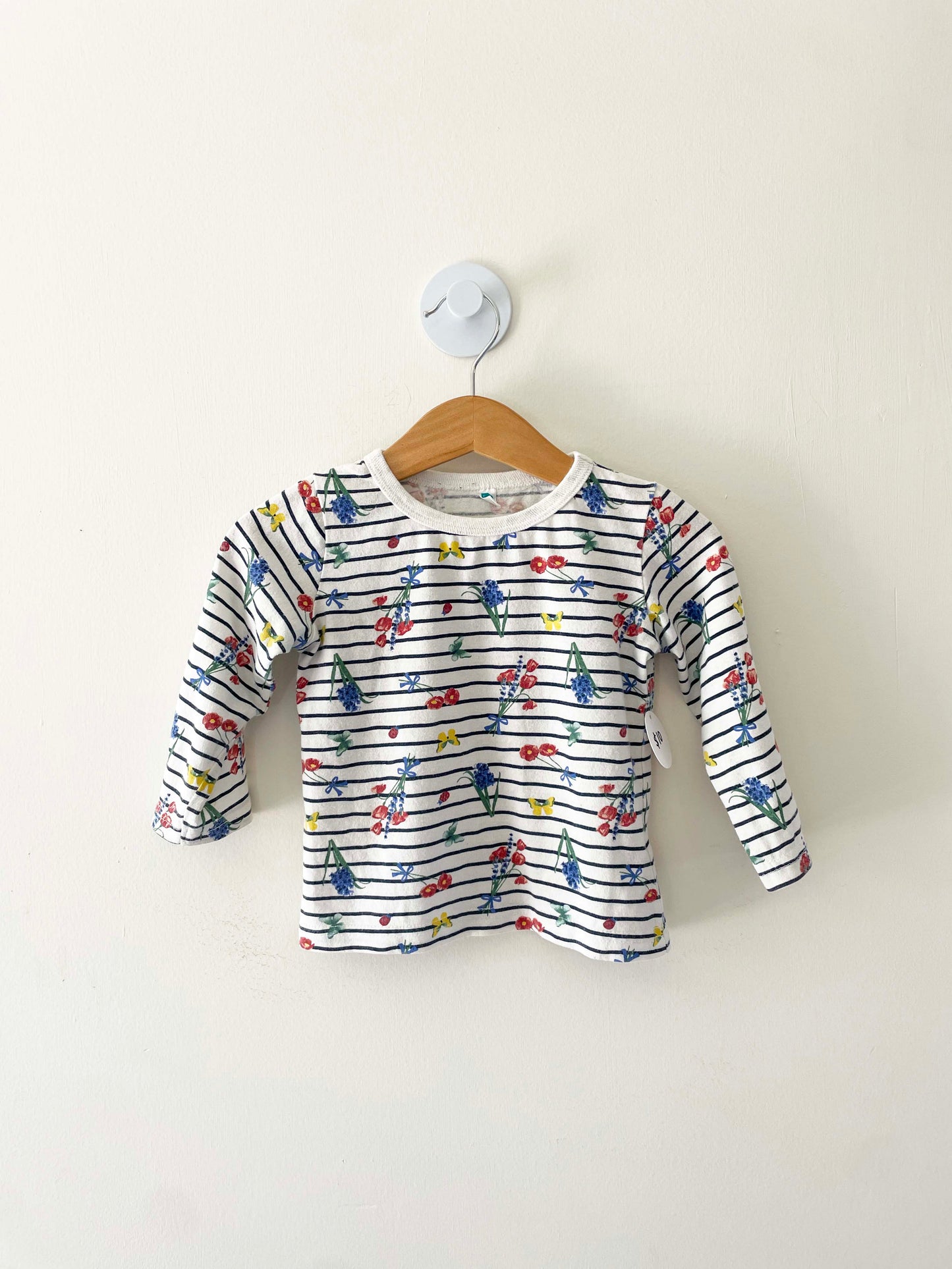 Elfin Doll Japan Floral Shirt / 12-18M