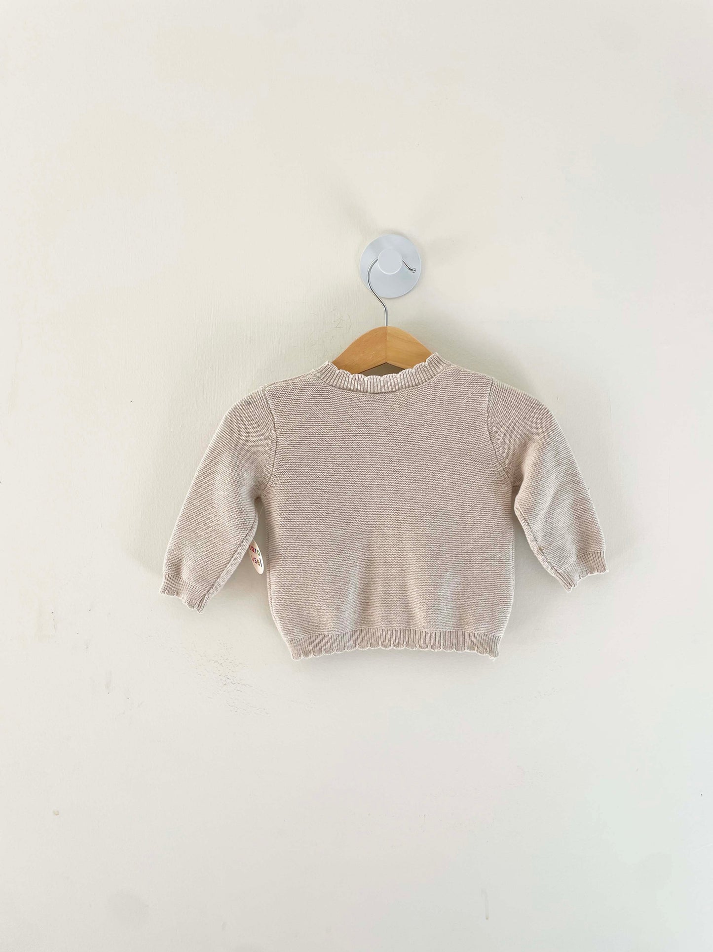 Little Me Embroidered Cardigan / 6M