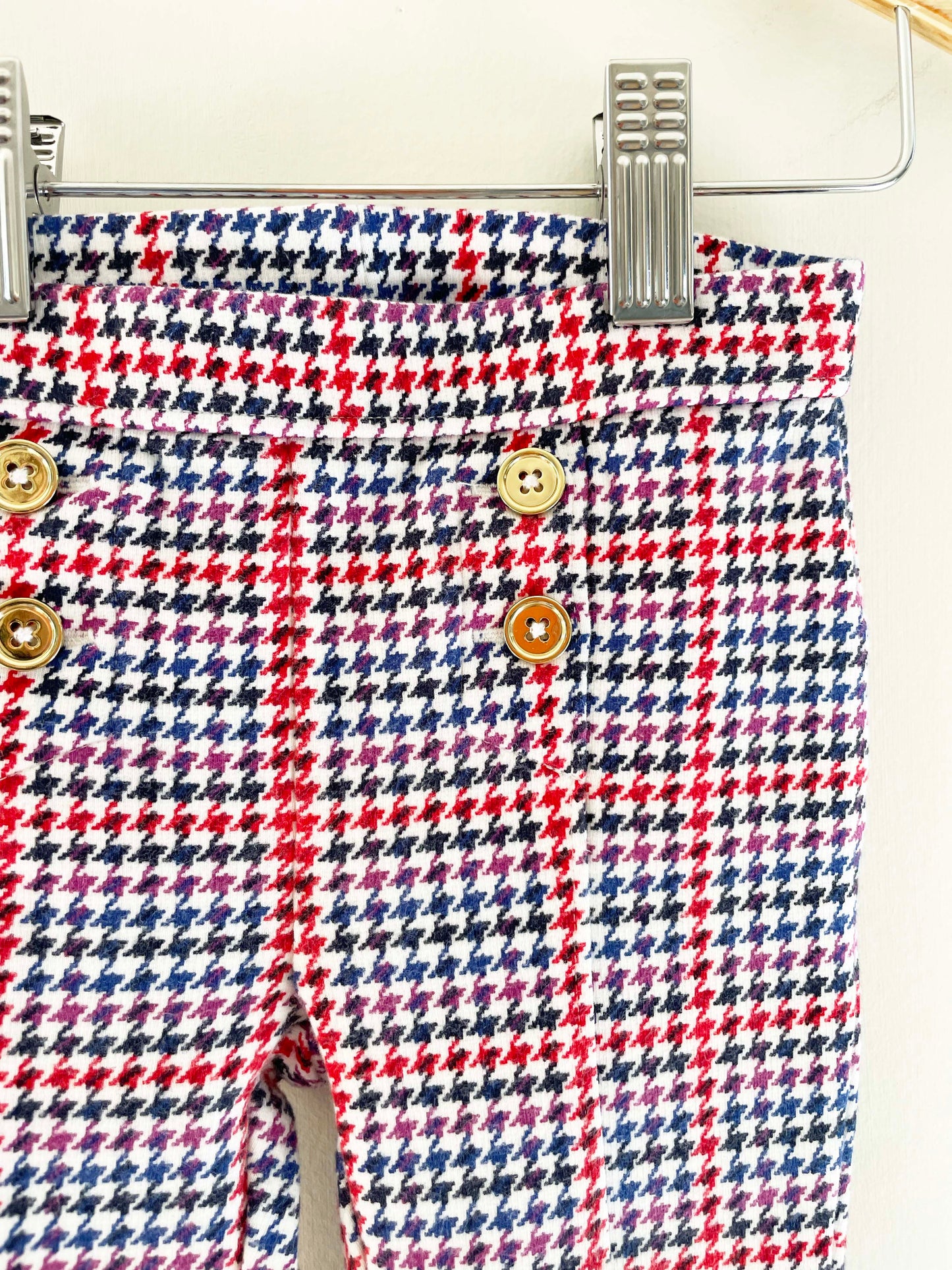 Janie & Jack Houndstooth Pants / 12-18M