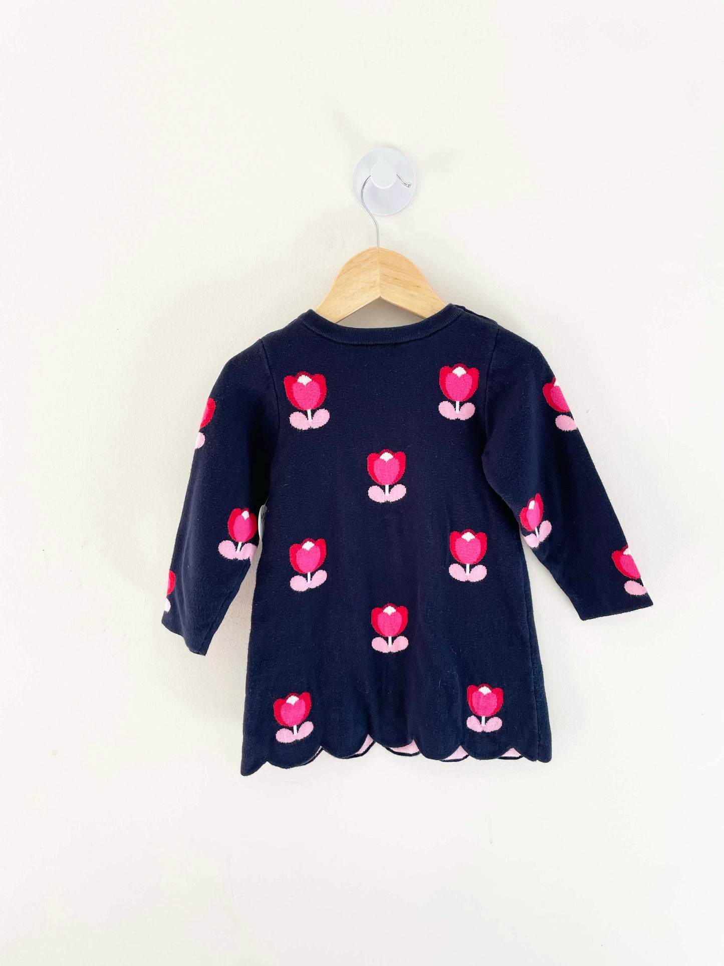 Jacadi Knit Tulip Dress / 24M